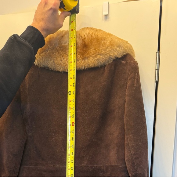 Retro Shearling Suede Coat - Picture 6 of 6